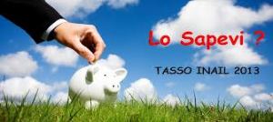 tasso inail 2013
